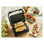 Tefal Inicio Compact GC270D10 Contact Grill Negro Acero Inoxidable 1000W Parrilla 230x145mm