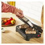 Tefal Inicio Compact GC270D10 Contact Grill Negro Acero Inoxidable 1000W Parrilla 230x145mm