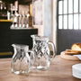 Jarra Vidrio Bistrot Twist Bormioli Rocco 1,17 L (6 Unidades)