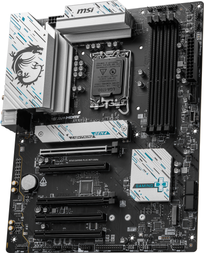 MSI Placa Base B760 GAMING PLUS WiFi DDR4 LGA 1700 ATX | Referencia: 911-7D98-043