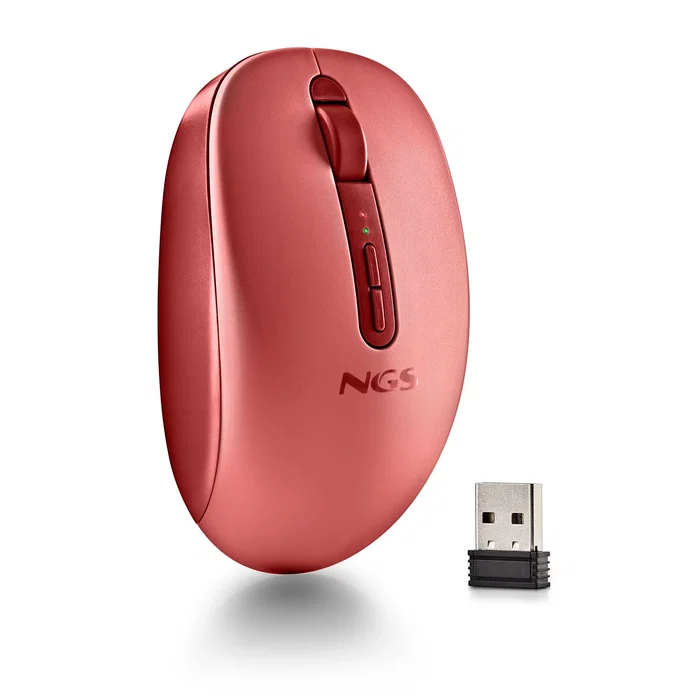 NGS Ratón Inalámbrico Fog Dual Red Ambidextro NGS Ratón Inalámbrico Fog Dual Red Ambidextro