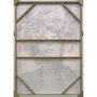 DKD Home Decor Cuadro Velvet PS Chica Flores Rosa