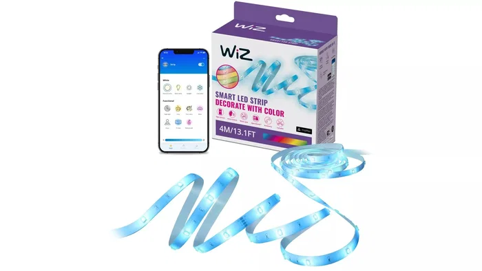 Philips WiZ Tira de Iluminación LED RGB Inteligente 4 m Blanco