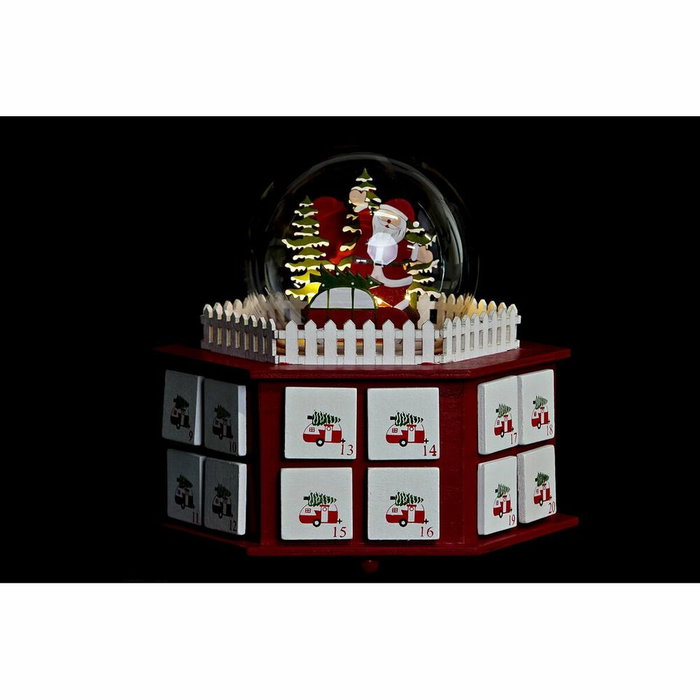 DKD Home Decor Calendario de Adviento LED Madera Surtido de 2 Unidades DKD Home Decor Calendario de Adviento LED Madera Surtido de 2 Unidades