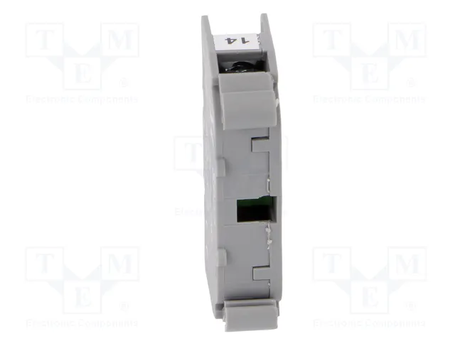 SPAMEL SP22 Bloques de Contactos NA para Raíl DIN 22mm