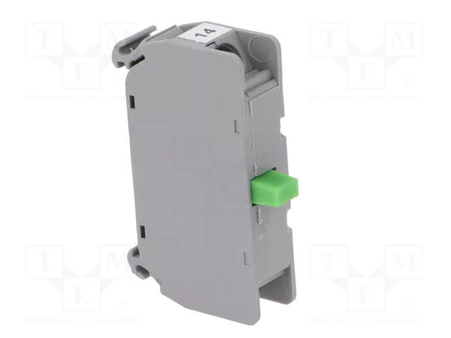 SPAMEL SP22 Bloques de Contactos NA para Raíl DIN 22mm