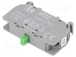 SPAMEL SP22 Bloques de Contactos NA para Raíl DIN 22mm