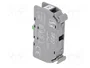 SPAMEL SP22 Bloques de Contactos NA para Raíl DIN 22mm