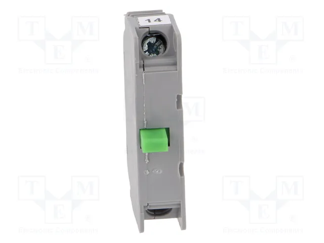 SPAMEL SP22 Bloques de Contactos NA para Raíl DIN 22mm
