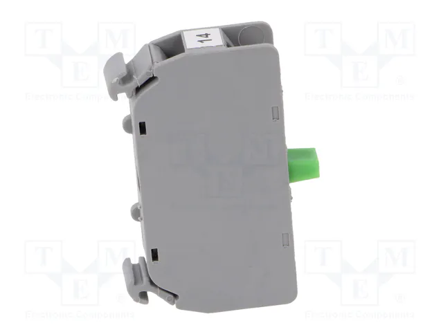 SPAMEL SP22 Bloques de Contactos NA para Raíl DIN 22mm