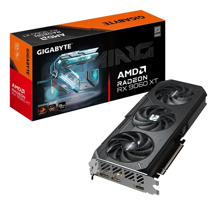 Gigabyte Radeon RX 9060 XT GAMING OC 8G GDDR6 Gigabyte Radeon RX 9060 XT GAMING OC 8G GDDR6
