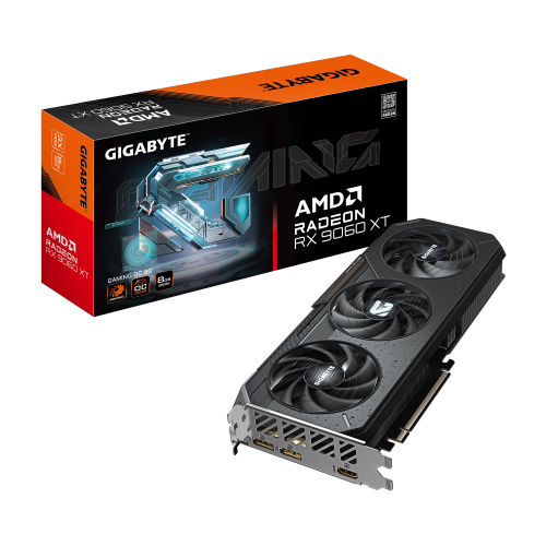 Gigabyte Tarjeta Gráfica Radeon RX 9060 XT GAMING OC 8G - 8GB GDDR6, PCI-E 5.0, 3320 MHz, 2x DisplayPort, 1x HDMI, GV-R9060XTGAMING OC-8GD Gigabyte Tarjeta Gráfica Radeon RX 9060 XT GAMING OC 8G - 8GB GDDR6, PCI-E 5.0, 3320 MHz, 2x DisplayPort, 1x HDMI, GV-R9060XTGAMING OC-8GD