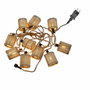 New Garden Guirnalda Okinawa con cable de yute y 10 bombillas LED de 8 m