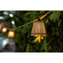 New Garden Guirnalda Okinawa con cable de yute y 10 bombillas LED de 8 m