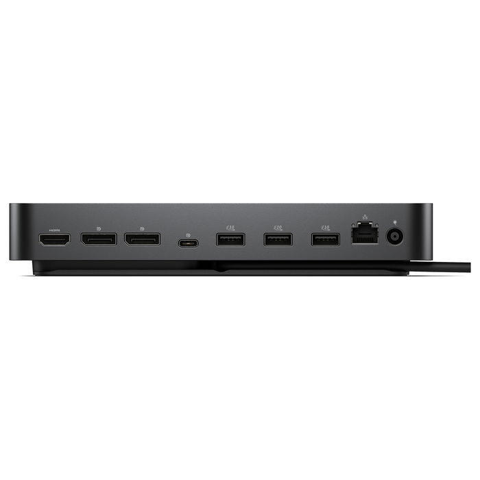 DELL WD25Z Dock USB-C 130W Negro - Docking Station con 4 Puertos USB 3.2, HDMI 2.1, DisplayPort 1.4, Ethernet 2.5 Gb/s, para Windows/Linux/ChromeOS