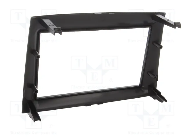 PER.PIC. Bastidor de montaje de radio 2 DIN para Fiat y Opel, brillo negro PER.PIC. Bastidor de montaje de radio 2 DIN para Fiat y Opel, brillo negro