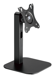 AISENS Soporte de Mesa Eco Giratorio e Inclinable Para Monitor/POS 10"-24", Negro, 2.5kg