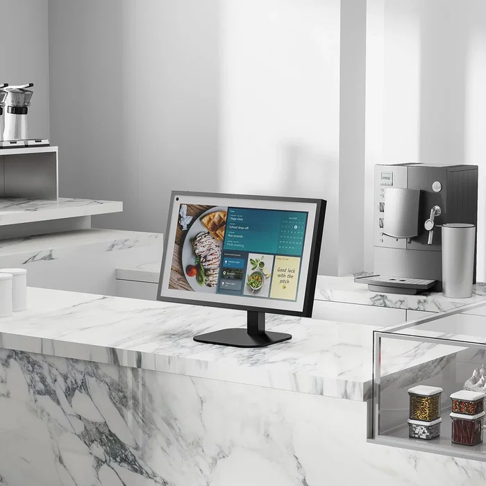 Aisens DT24TSR-371 Soporte de Mesa Giratorio e Inclinable para Monitor/POS 10-24" (61 cm), VESA 75x75/100x100 mm, Carga 2.5 kg, Negro