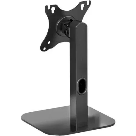 Aisens Soporte de Mesa DT24TSR-371 para Monitor Giratorio Inclinable hasta 2.5kg Eco Negro