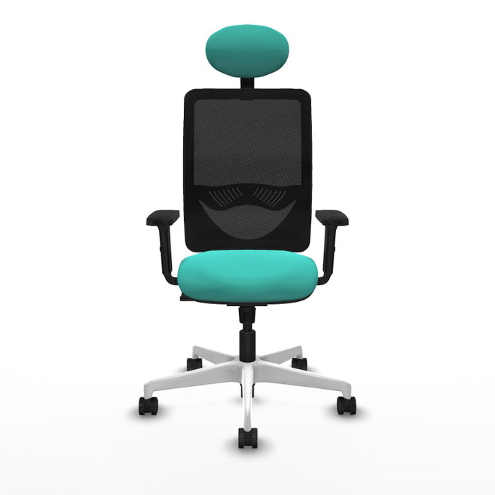 PIQUERAS Y CRESPO Silla de oficina Zulema con Mecanismo Sincro, Turquesa y Negro PIQUERAS Y CRESPO Silla de oficina Zulema con Mecanismo Sincro, Turquesa y Negro
