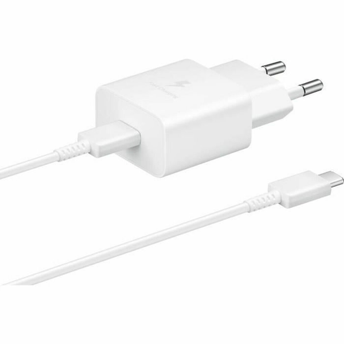 Samsung EP-T1510XWEGEU Cargador de 15W con Cable USB-C Blanco