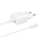 Samsung EP-T1510XWE Cargador de Pared 15W Carga Rápida PD Tipo-C con Cable USB Tipo-C 1m Blanco