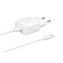 Samsung Cargador de Pared EP-T1510XWEGEU 15W con Cable USB-C Blanco
