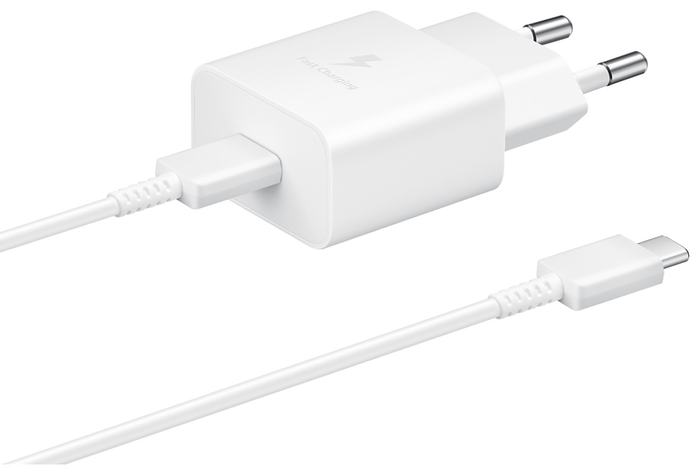 Samsung EP-T1510XWEGEU Cargador de 15W con Cable USB-C Blanco