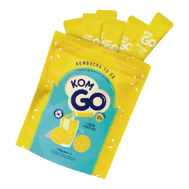 KOMGO Kombucha To Go Sabor Limon Coreano - 6 Sticks/Sobres