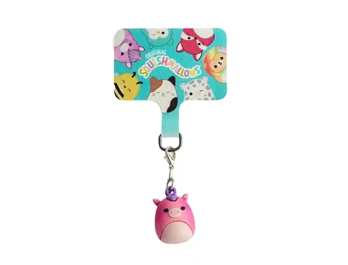 Wondee Charm Squishmallows Lola the Unicorn, Colgante Universal para Personalizar Funda Móvil, Bolso o Mochila - Accesorio Oficial Wondee Charm Squishmallows Lola the Unicorn, Colgante Universal para Personalizar Funda Móvil, Bolso o Mochila - Accesorio Oficial