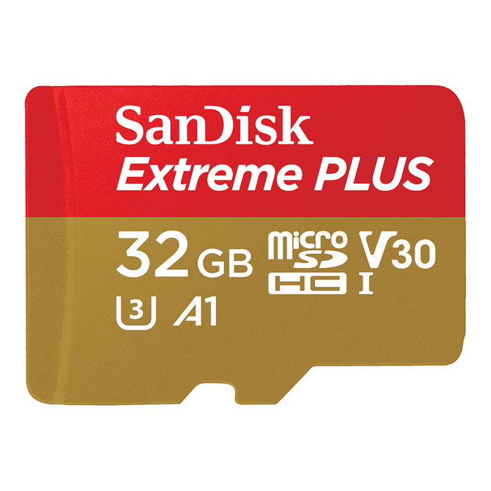 SanDisk Extreme Plus Tarjeta MicroSDHC de 32GB, UHS-I, Velocidad de Lectura 100 MB/s, Escritura 90 MB/s, Resistente a Golpes y Agua SanDisk Extreme Plus Tarjeta MicroSDHC de 32GB, UHS-I, Velocidad de Lectura 100 MB/s, Escritura 90 MB/s, Resistente a Golpes y Agua