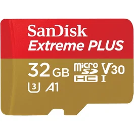 SanDisk Extreme Plus 32 GB MicroSDHC UHS-I 100 MB/s Lectura Resistente Golpes Temperatura Agua
