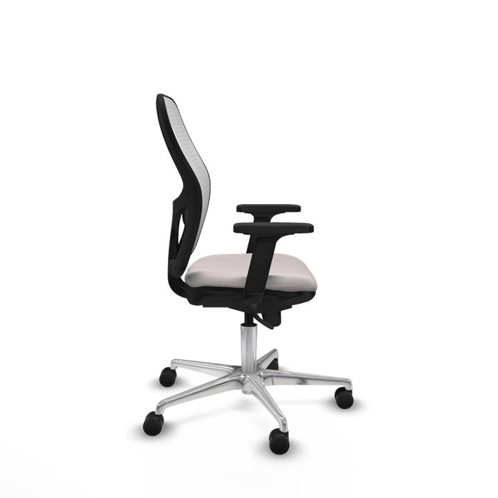 PIQUERAS Y CRESPO Silla de oficina Jorquera Blanca con Mecanismo Sincro