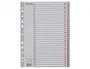 Esselte Índice Numérico 1-31 Multitaladro Gris A4