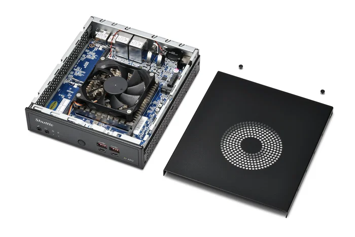 Shuttle Slim AI PC DN11H9 Negro