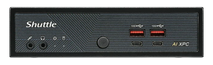 Shuttle Slim AI PC DN11H9 Negro