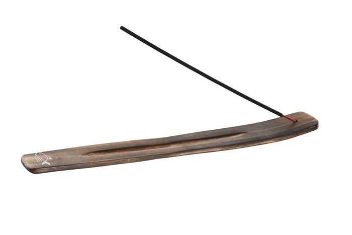 DKD Home Decor Soporte Incienso Mediterraneo Nautical Sea Side Azul Marino 1 x 30.5 x 6 cm (24 Unidades)