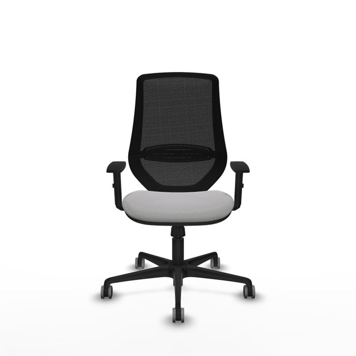 PIQUERAS Y CRESPO Silla de oficina Mardos Gris claro y Negro