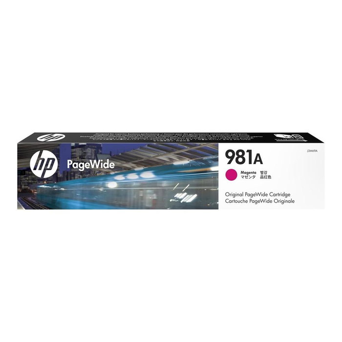 HP 981A Cartucho de Tinta Magenta Original PageWide J3M69A HP 981A Cartucho de Tinta Magenta Original PageWide J3M69A