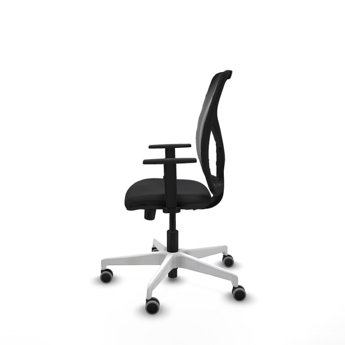 PIQUERAS Y CRESPO Silla de oficina Motilla con mecanismo Sincro/Traslack, Negro PIQUERAS Y CRESPO Silla de oficina Motilla con mecanismo Sincro/Traslack, Negro