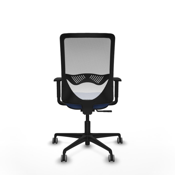 PIQUERAS Y CRESPO Silla de oficina Zulema con mecanismo Sincro, Azul marino y Blanco PIQUERAS Y CRESPO Silla de oficina Zulema con mecanismo Sincro, Azul marino y Blanco