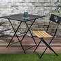 Home Deco Factory Mesa Plegable Exterior 70x70x71 cm