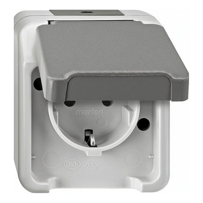 MERTEN MEG2301-8029 SCHUKO-Steckdose AQUASTAR gris claro MERTEN MEG2301-8029 SCHUKO-Steckdose AQUASTAR gris claro