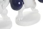 DKD Home Decor Figura de Bulldog en Resina (Surtido de 3)