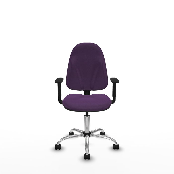 PIQUERAS Y CRESPO Silla de oficina Algarra Morada con Brazos 1D PIQUERAS Y CRESPO Silla de oficina Algarra Morada con Brazos 1D
