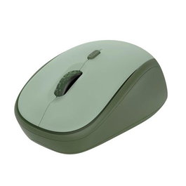 Trust Yvi+ Eco Ratón Óptico Inalámbrico 1600 DPI Resolución Ajustable, 4 Botones, Color Verde