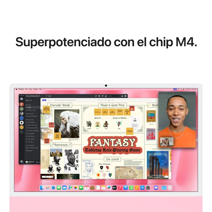 Apple iMac M4 16GB 256GB SSD Rosa Apple iMac M4 16GB 256GB SSD Rosa