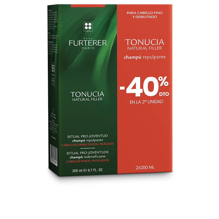 RENE FURTERER TONUCIA Natural Filler Champú Repulpante Pack 2 x 200 ml