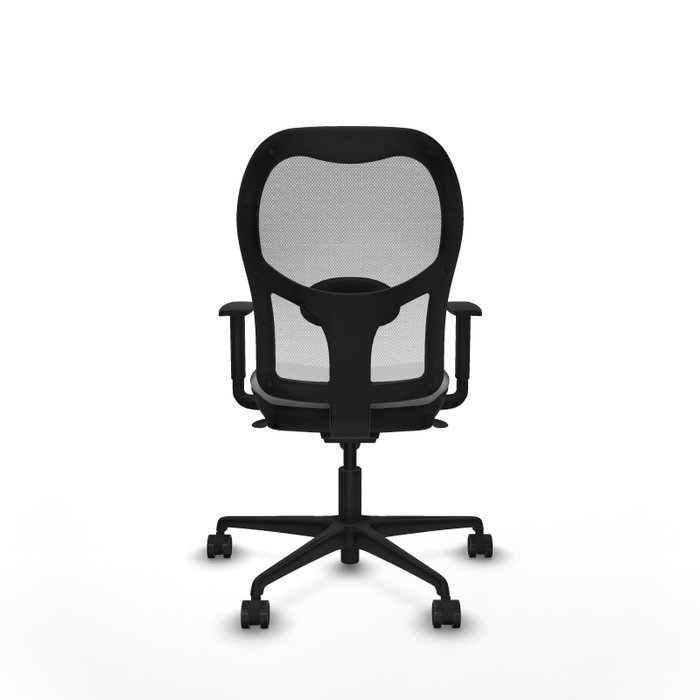 Silla de oficina Jorquera con mecanismo Sincro tapizada con Similpiel color Gris y malla color Blanco. Equipada con lumbar 1D, Brazos 1D y Ruedas 65mm nailon Silla de oficina Jorquera con mecanismo Sincro tapizada con Similpiel color Gris y malla color Blanco. Equipada con lumbar 1D, Brazos 1D y Ruedas 65mm nailon