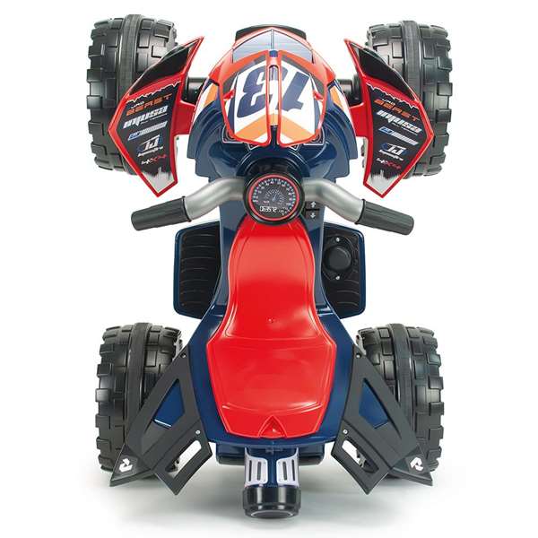 Injusa Quad The Best Repsol Competition Eléctrico Infantil 12V para +2 Años - Color Azul, 81x58x60 cm con Batería y Cargador